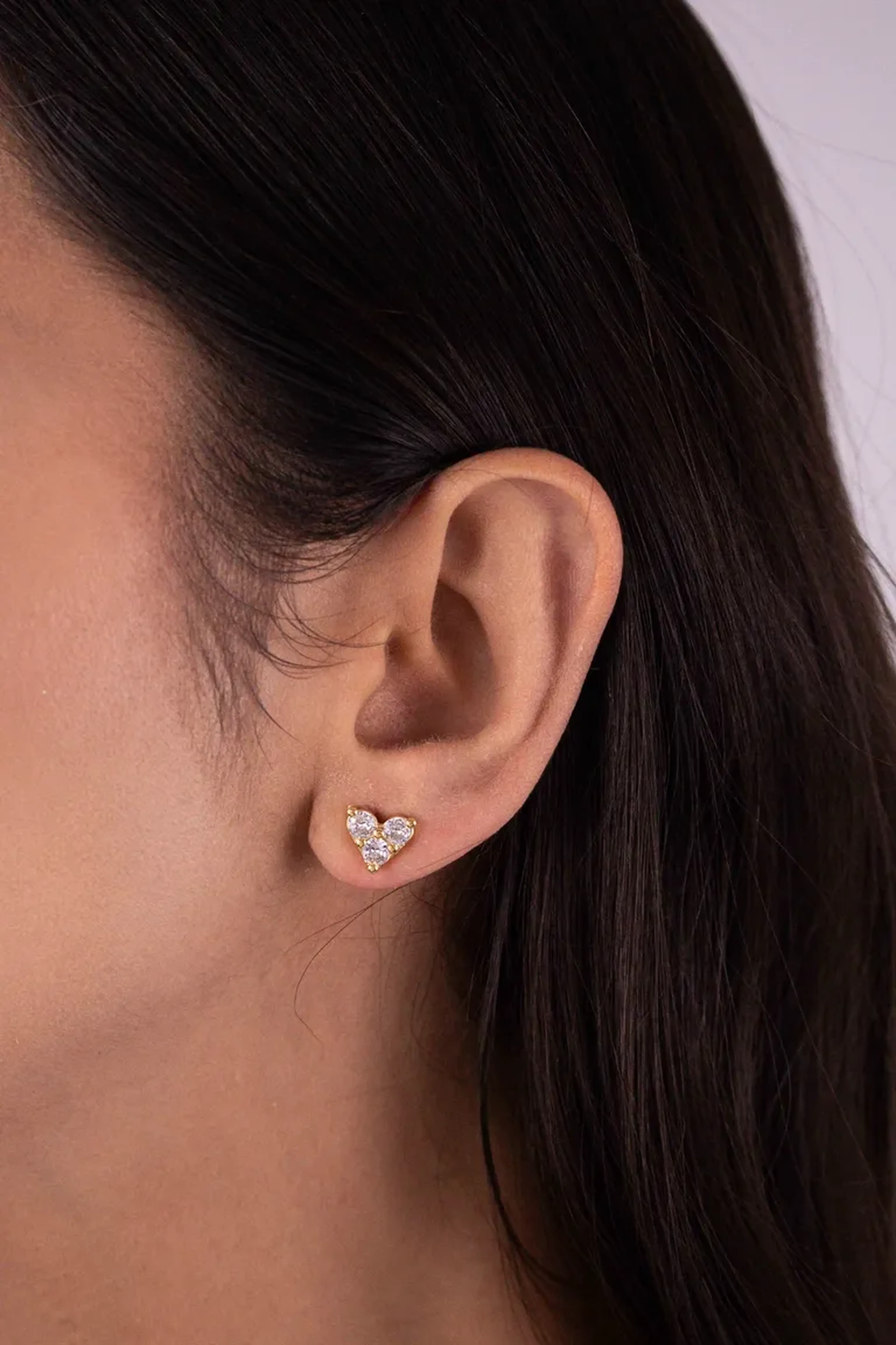 Brinco Love - Banhado a Ouro 18k imagem