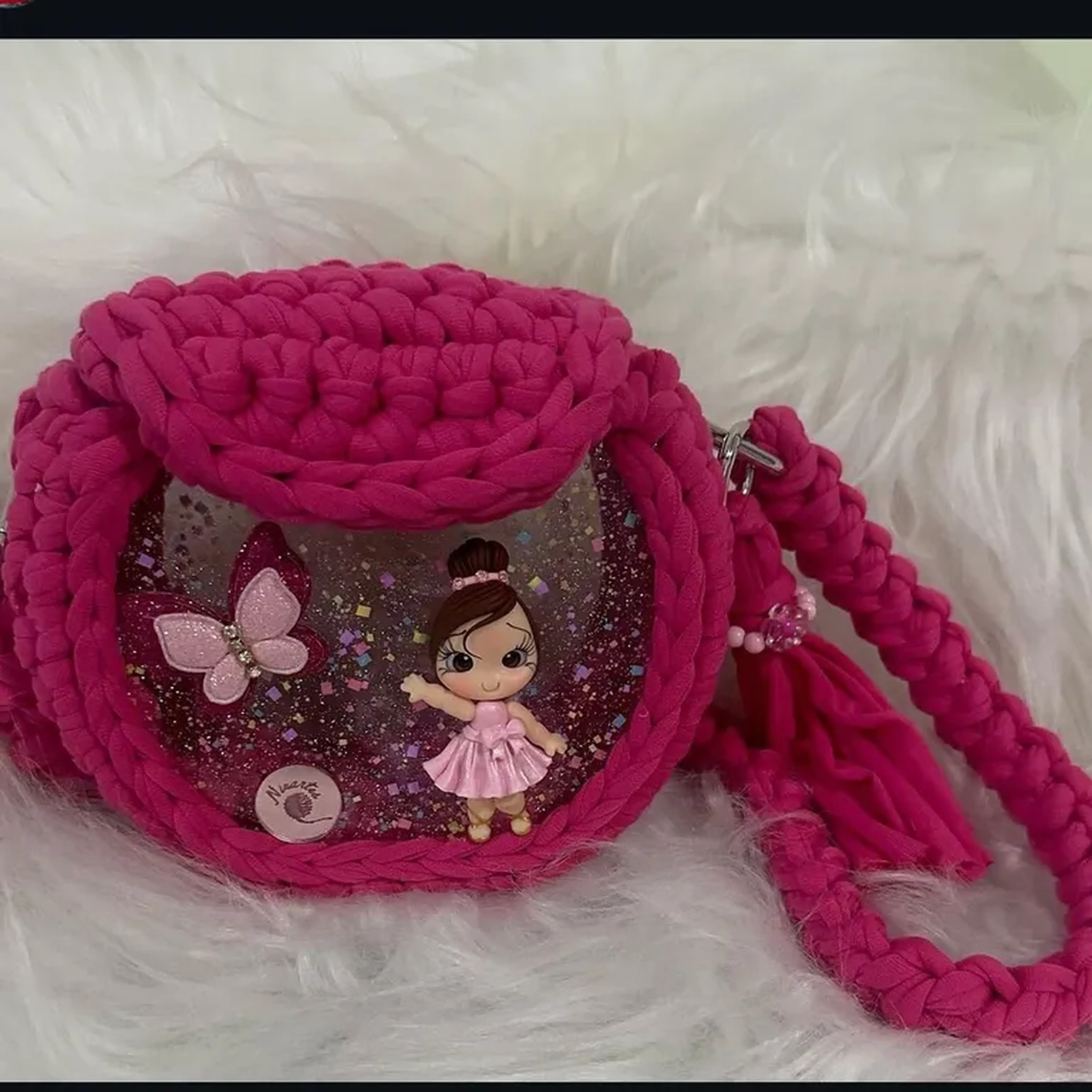 bolsa infantil com acrílico imagem