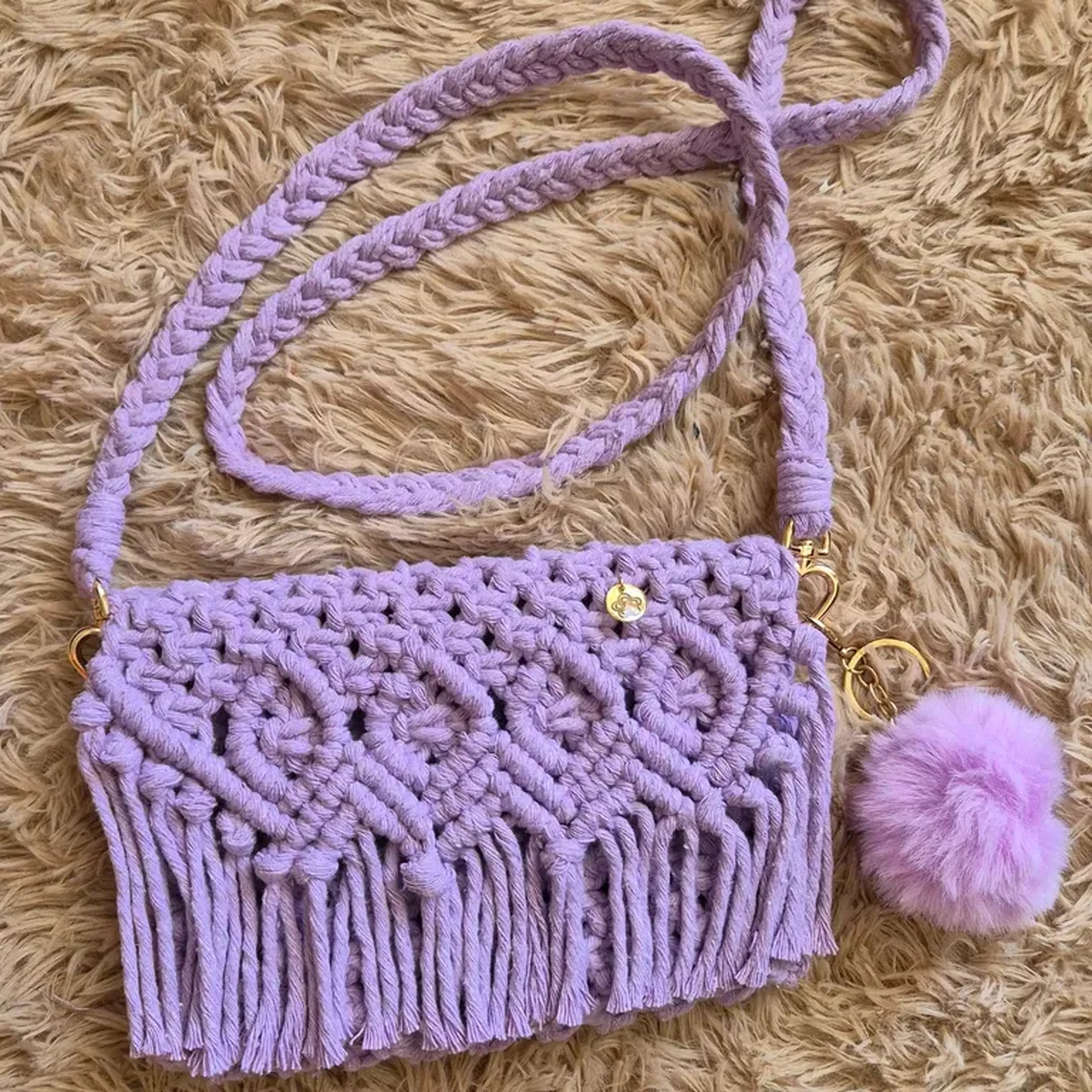 Bolsa Doce Macramê imagem
