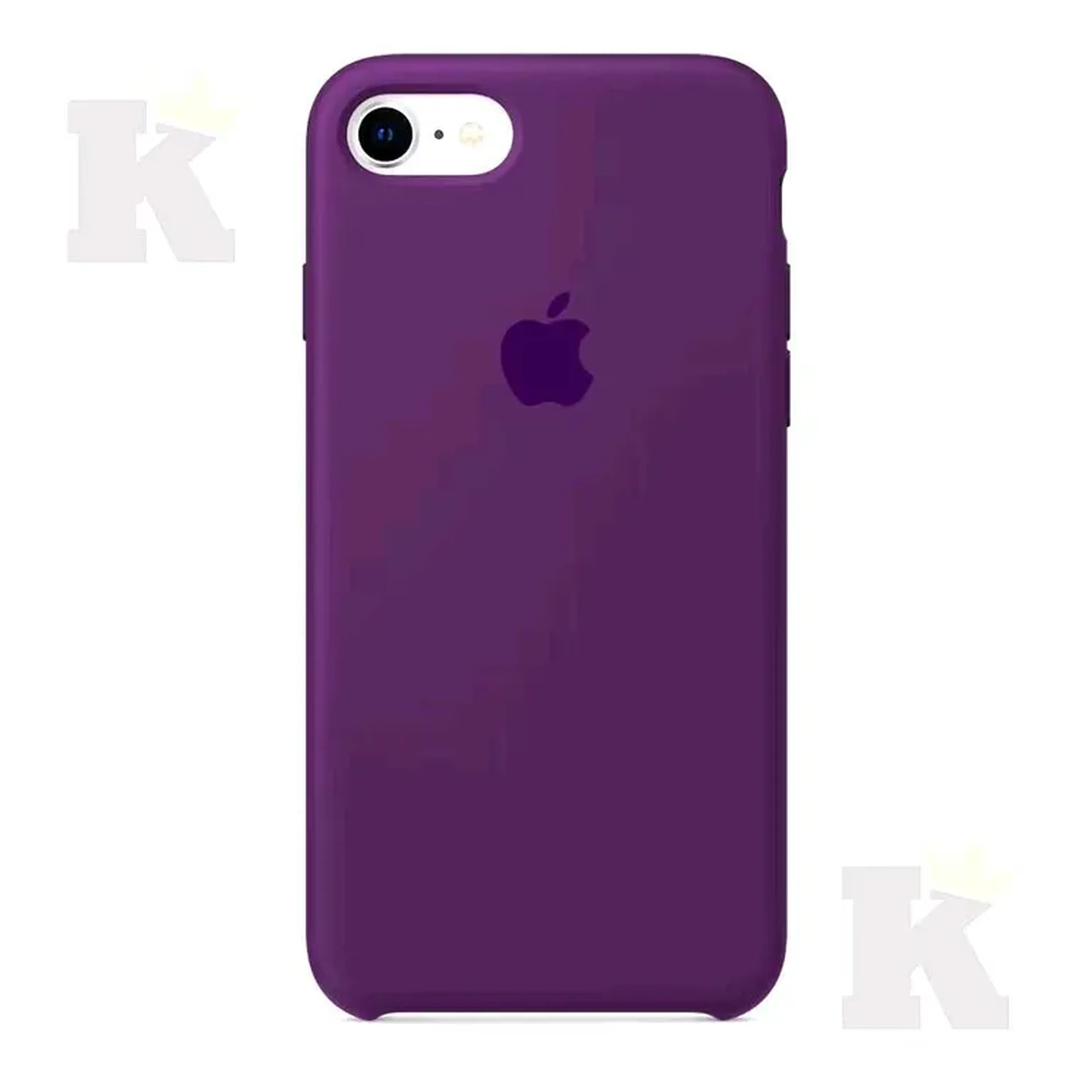 Capinha Para Iphone 7, 8, Silicone Case (ROXA)) imagem