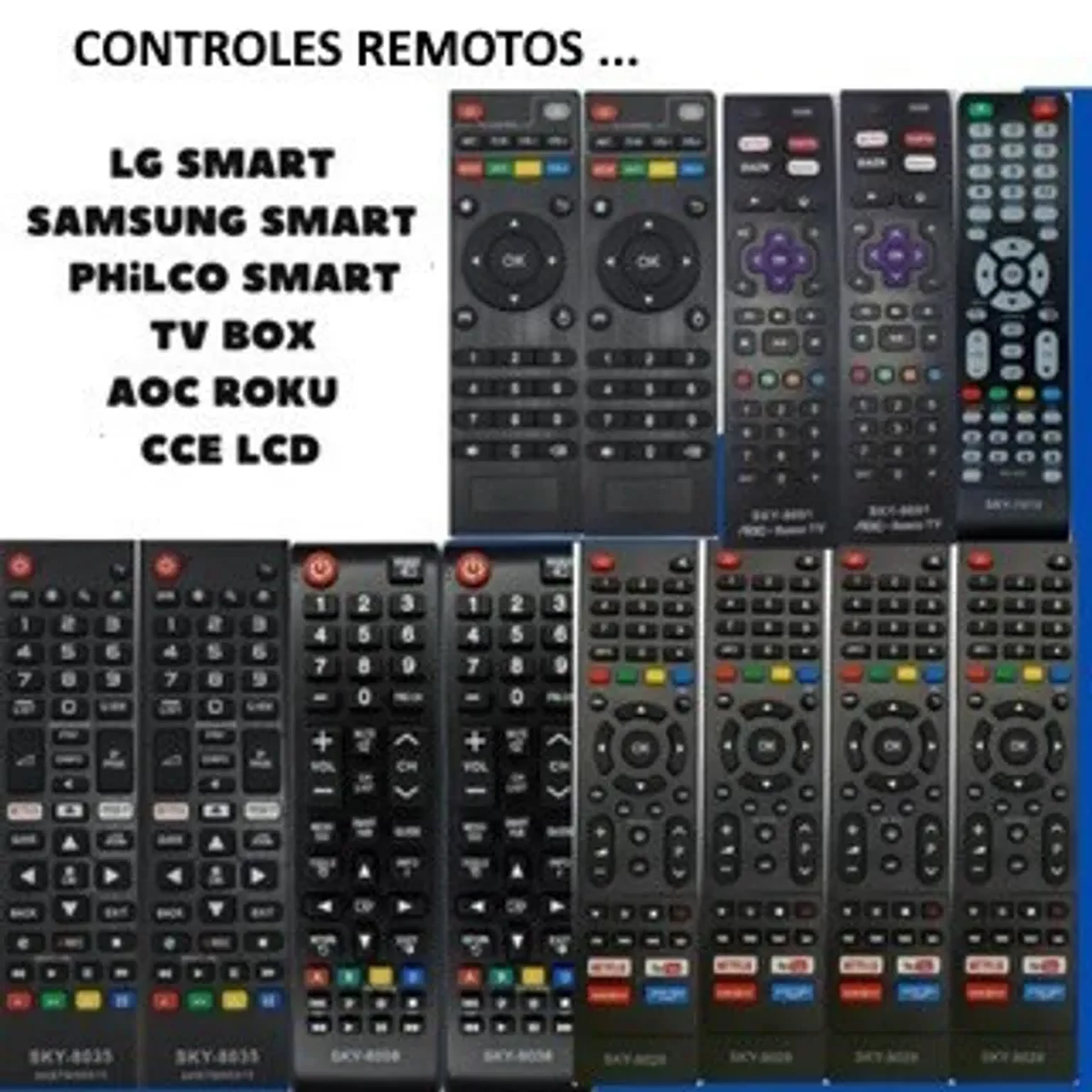 Controle Remoto TV SKY... imagem