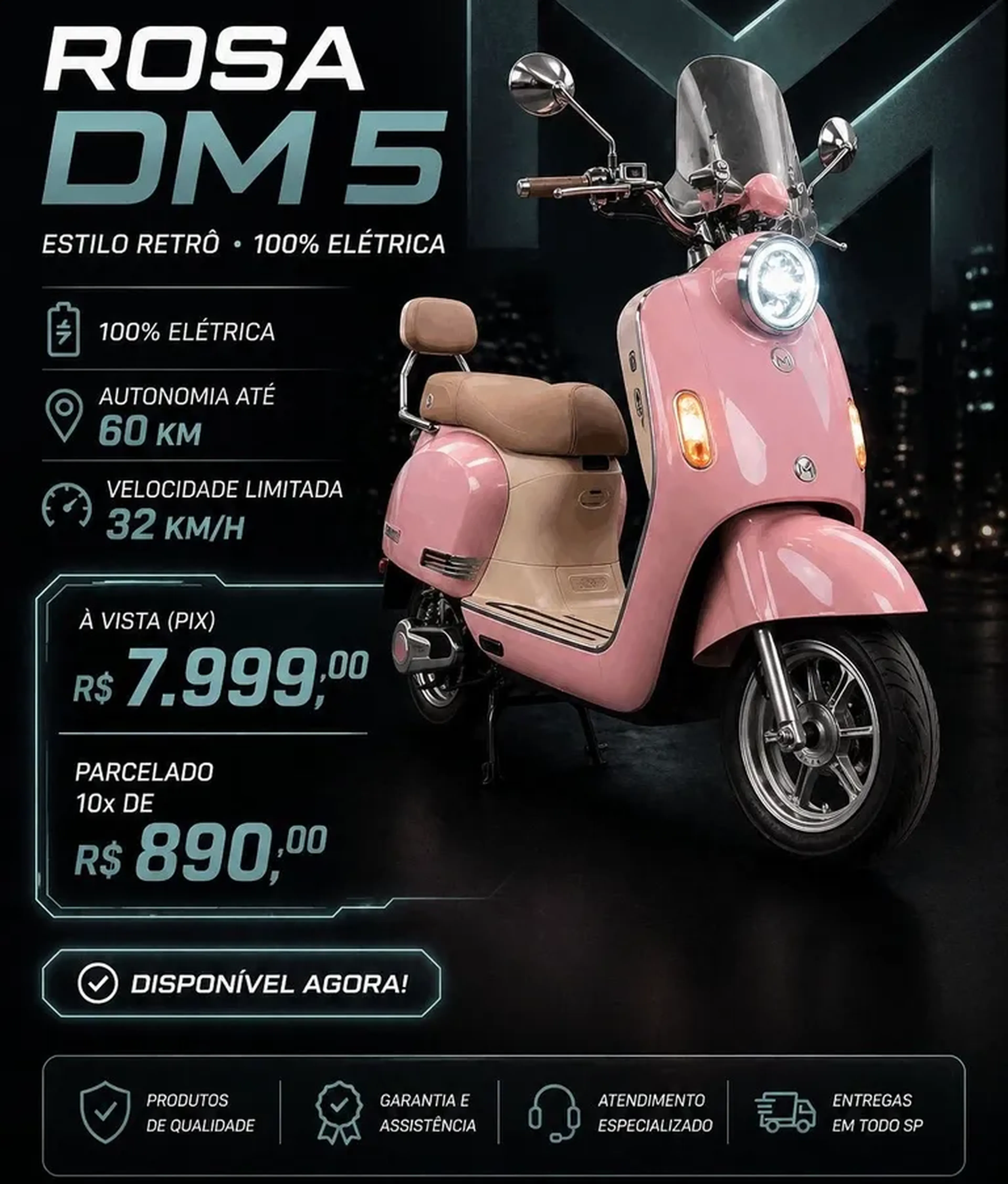 Moto elétrica DM5 imagem