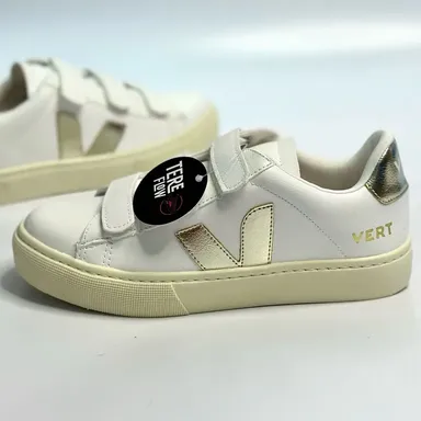 Vert Velcro Branco Ouro